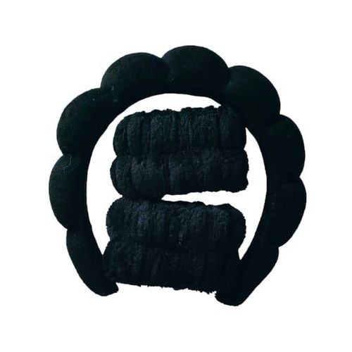 3-Piece Face Wash Headband and Wristband Set