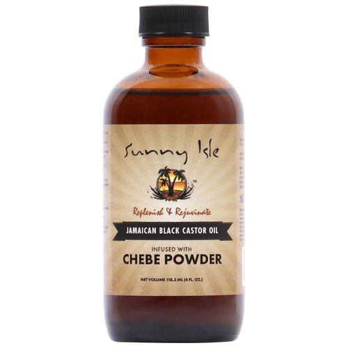 Sunny Isle Jamaican Black Castor Oil infused with Chebe Powder-Promotes healthy hair growth for all hair types