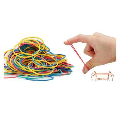 150-200 Pcs Colorful Strong Elastic Rubbers Band Loop 50g School Office Pen Holder Organizer Hair