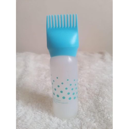 2pcs Oil Applicator Bottle Comb Bottle Scalp Treatment Essential