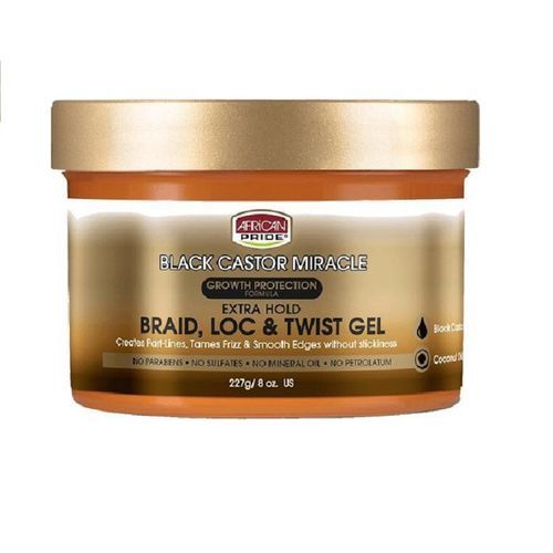 AFRICAN PRIDE Growth Protection Formula Extra Hold Braid, Loc & Twist Gel