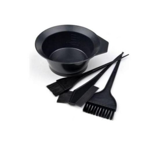 4pc Hair Dye Kit/ Hair Color Brush Mixing Bowl Set