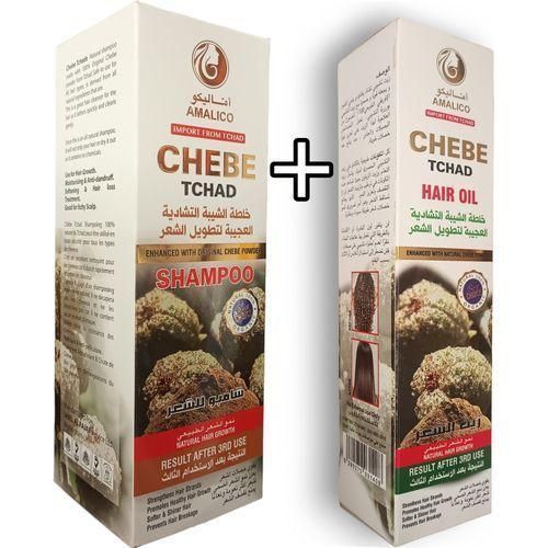 AMALICO CHEBE TCHAD Shampoo + Hair Oil nk