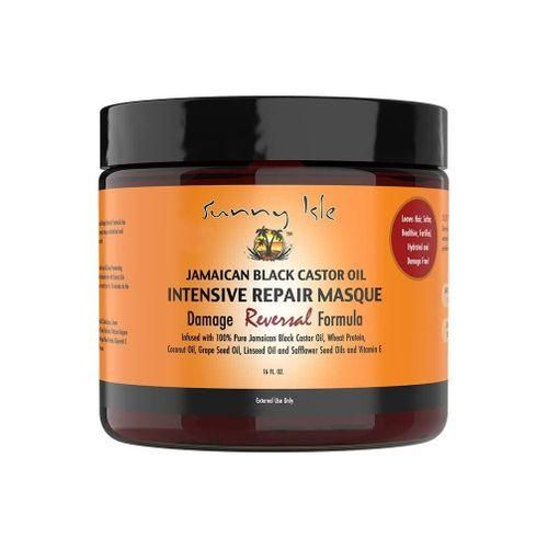 Sunny Isle ntensive repair masque. Jamaican Black Extra Dark Castor Oil.
