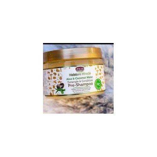 AFRICAN PRIDE Moisture Miracle Aloe & Coconut Water Detangle And Condition Pre-Shampoo