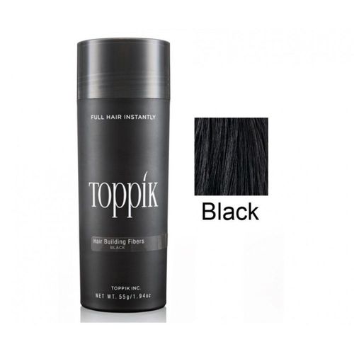 Toppik Hair Building Fibres 27.5g- BLACK (USA) Premium Fibres Hairloss Concealer