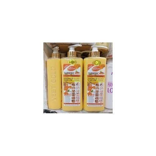 VEET GOLD TURMERIC SHOWER GEL CREAM- Exfoliates, Cleans, Removes Dark Knuckles & Black Spots & Smooths-1L