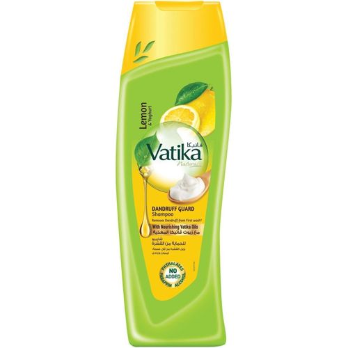 Vatika Naturals Dandruff Guard Shampoo Enriched with Lemon & Yoghurt Removes & Prevents Dandruff