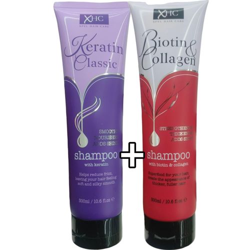 XHC Xpel Keratin, Biotin & Collagen Shampoo Combo ,