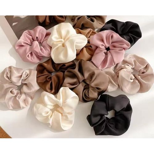 3 pcs Satin Hair Scrunchie