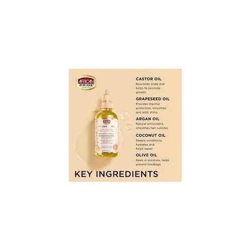 AFRICAN PRIDE Strengthen & Protect 5 Essential Oils With Vitamin E
