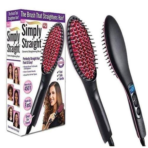 Straight Hot Comb Ceramic Straightener Hair Brush Straightene