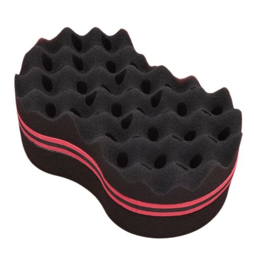 African Magic Barber Sponge Double Sided Magic Hair Curl Weave Dreads Sponge Brush Hair Brush
