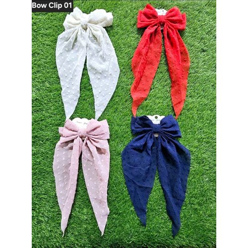 2PCS Hair Bow Clip