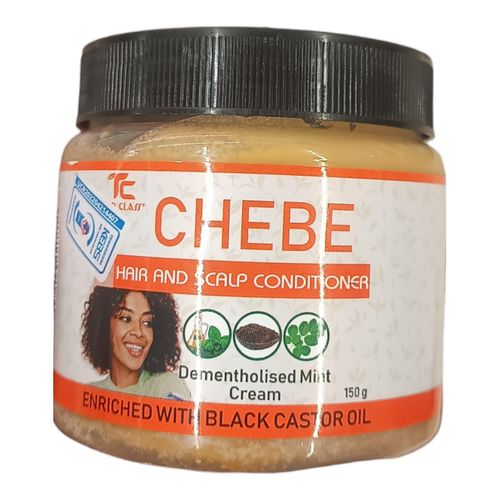 Top Class Chebe HAIR & SCALP CONDITIONER Dementholised Mint Cream ENRICHED WITH BLACK CASTOR OIL