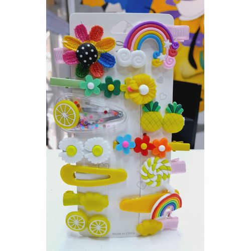 14pcs Colored Kids Hair accessories