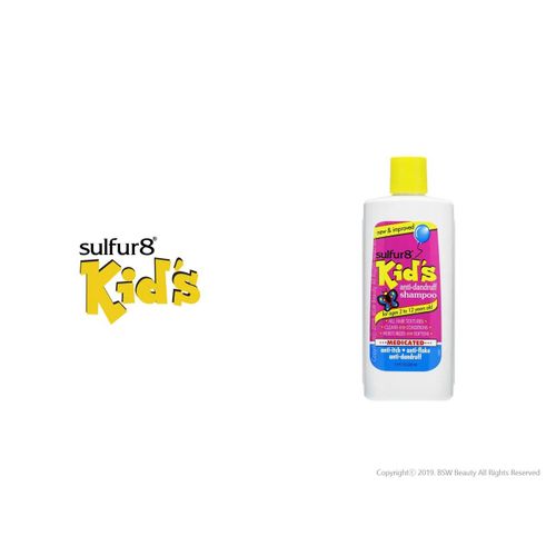 Sulfur8 Kids Medicated Anti Dandruff Shampoo, 7.5 Ounce