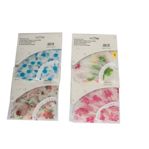 3pcs Water Resistant Bathing Caps/Shower Caps