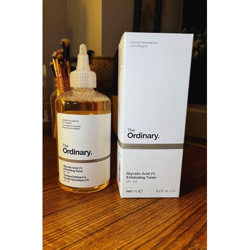 The Ordinary Glycolic Acid 7% Toning Solution –Exfoliating Toner for Glowing Skin, Minimizes Pores, Evens Tone, Anti-Acne