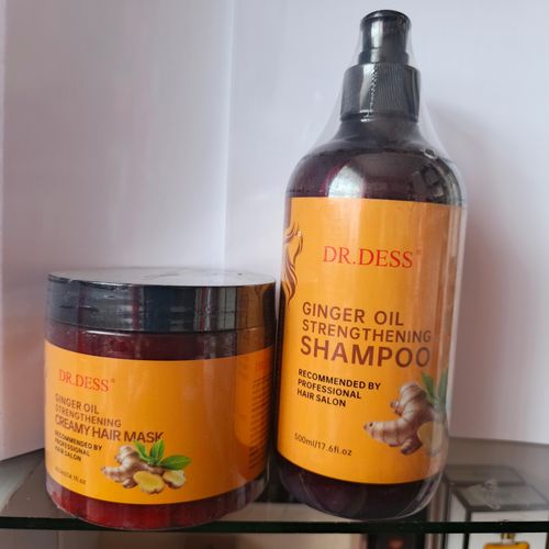 Strengthening Hair shampoo & Creamy hair mask + FREE hair clips