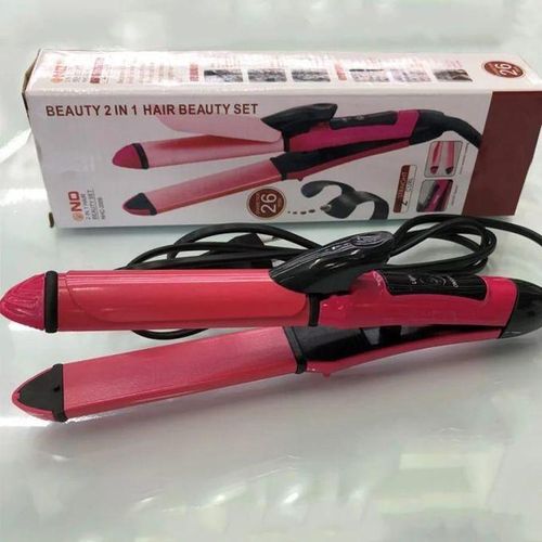 2 in 1 hair Flat iron and tong (26mm)