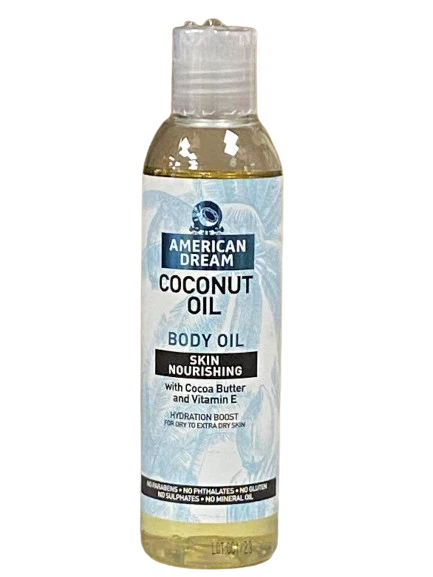 American Dream Coconut Oil Body Oil Skin Nourishing 200ml